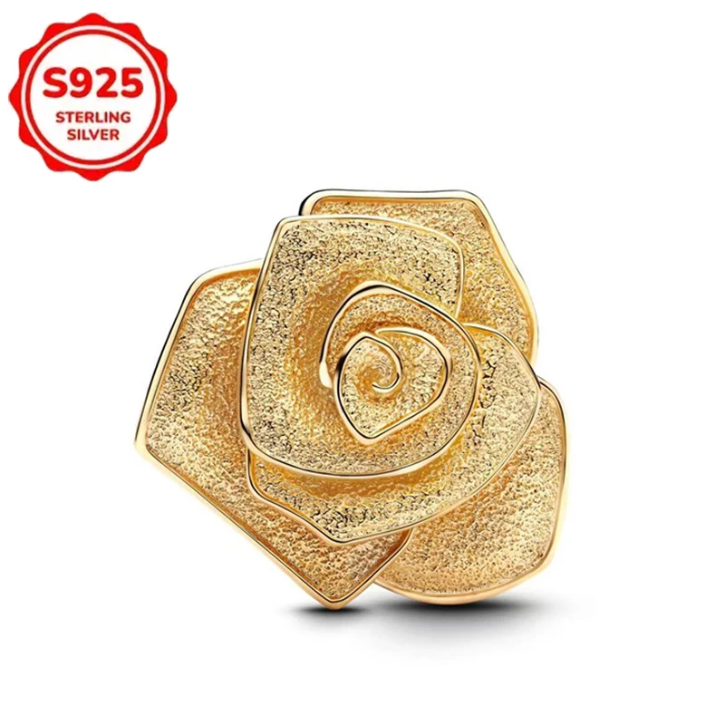 925 Sterling Silber Charms Bunte Emaille Schmetterling Plumeria Blume Sonne Mond Stern Anhänger Perlen Damen Armband DIY Schmuck Geschenk