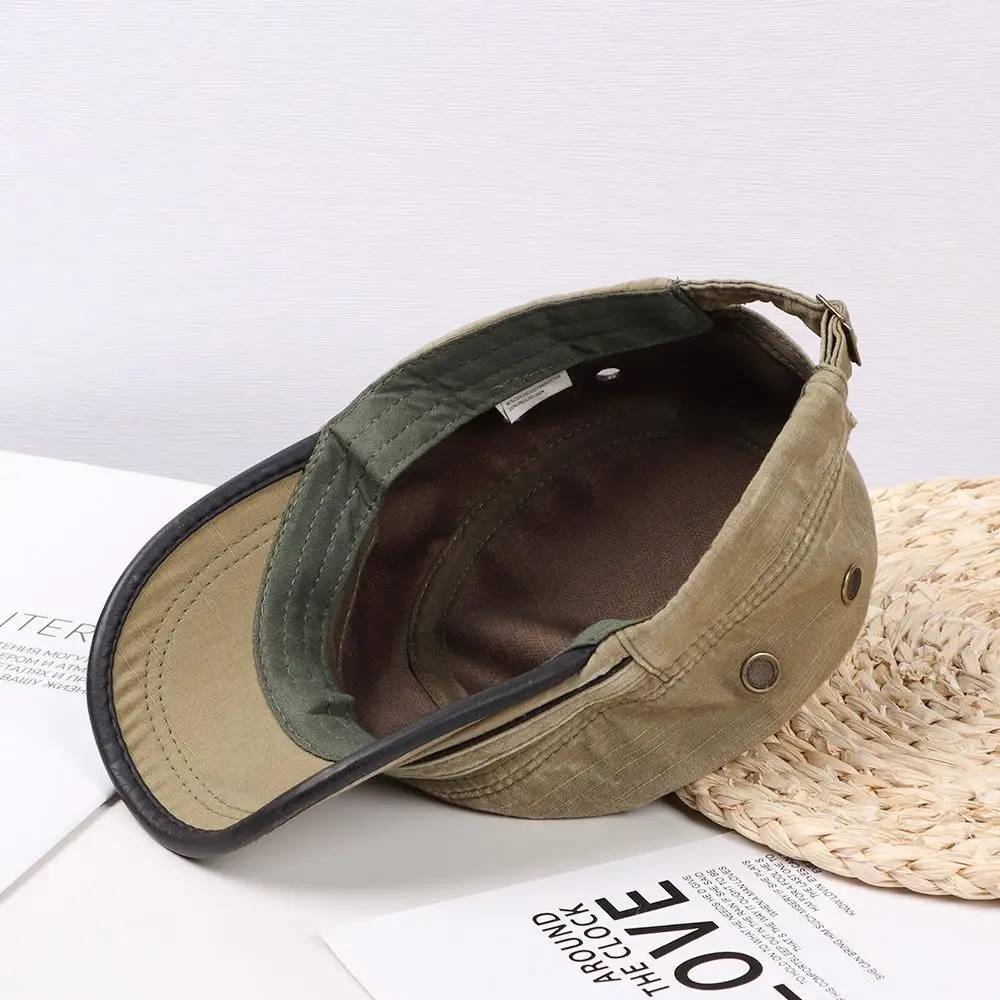 Gorra de pesca algodón ajustable transpirable protección solar - imagen 3