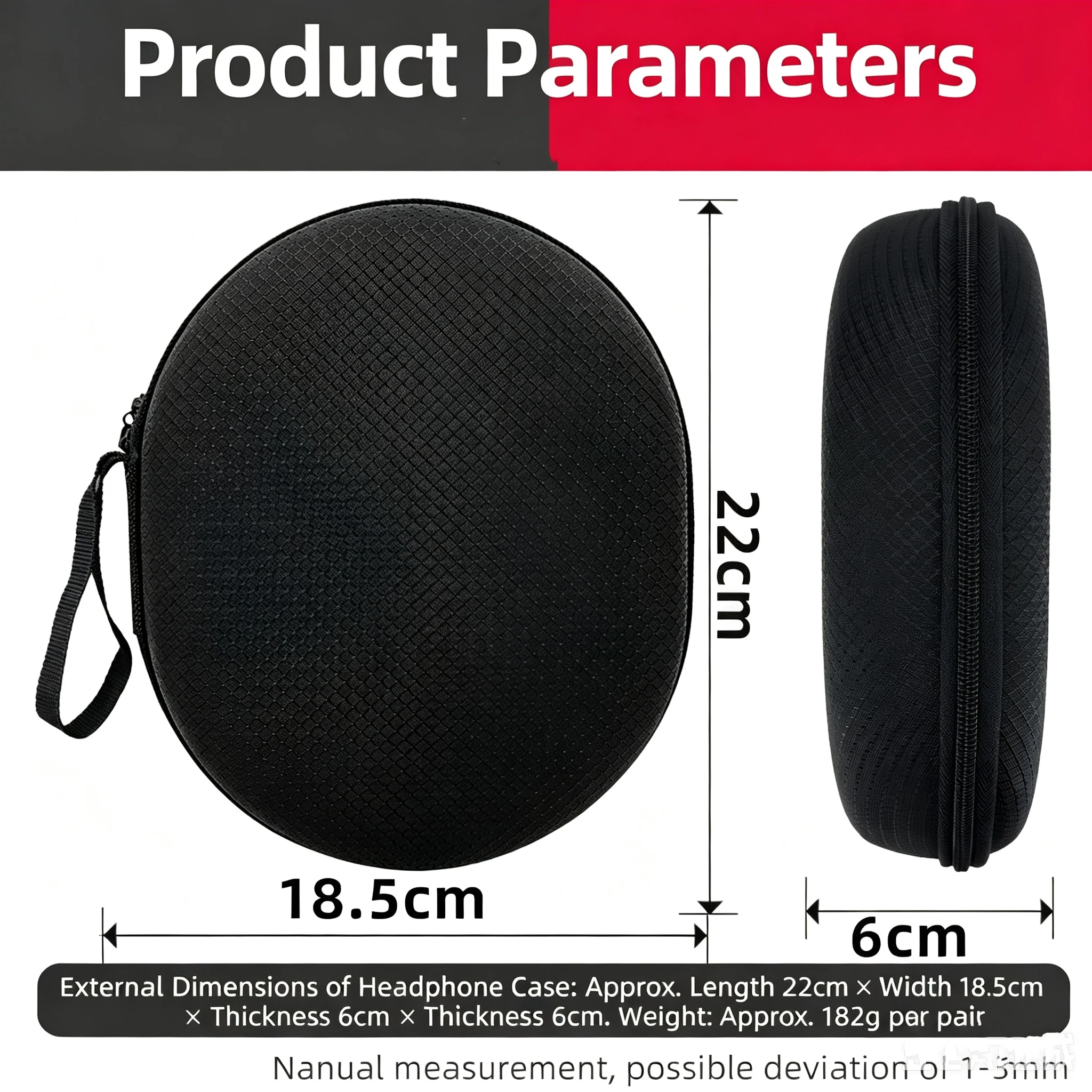 Headphone Headset Case Travel Carrying Hard Shell Compatible with EDIFIER W800BT FREE W860 W830 900NB MT6PRO Headphones view 4