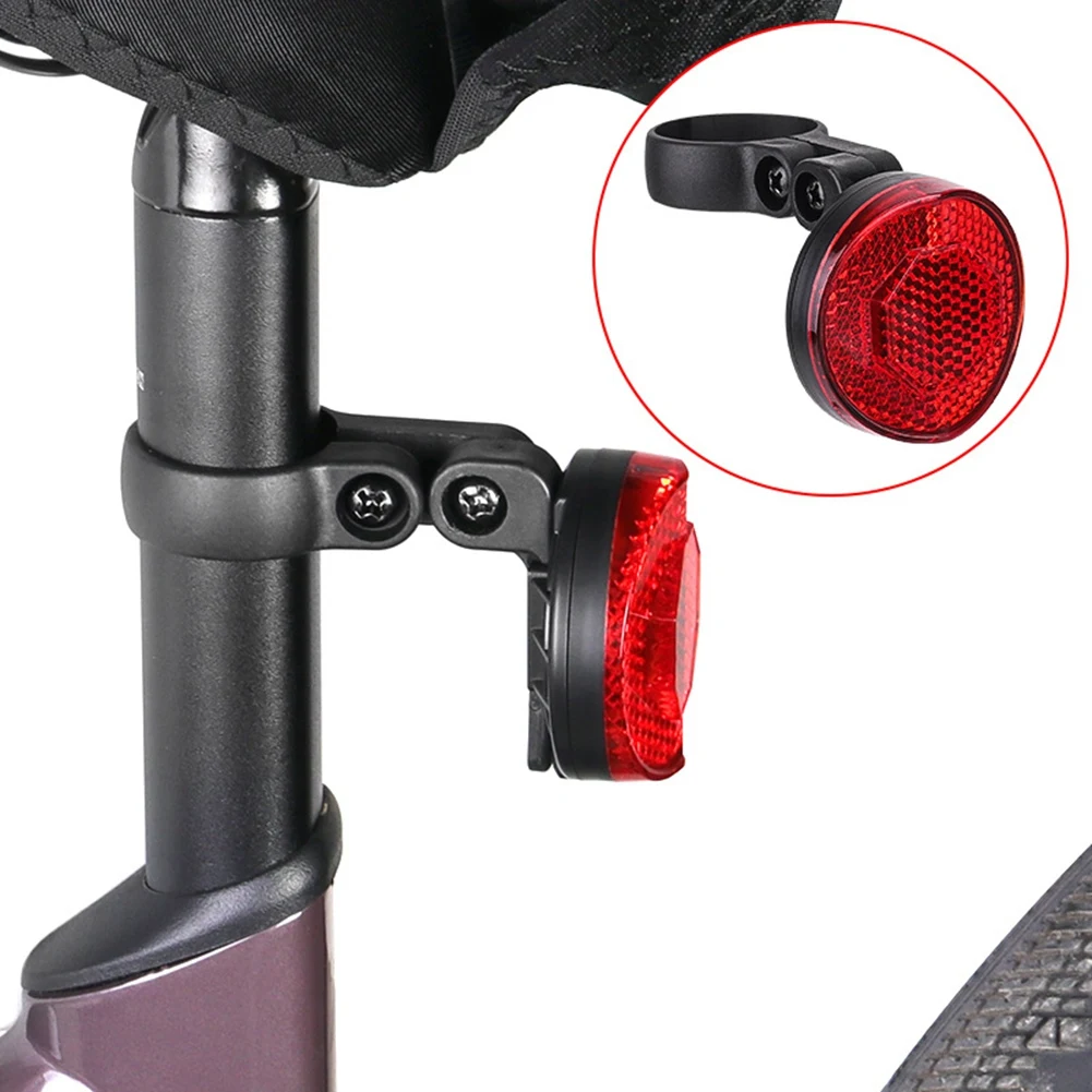 For Air Tag Bike Reflective Tail Light Bicycle Rack for AirTag Tail Safety Warning Lamp Bike Rear Reflector Red