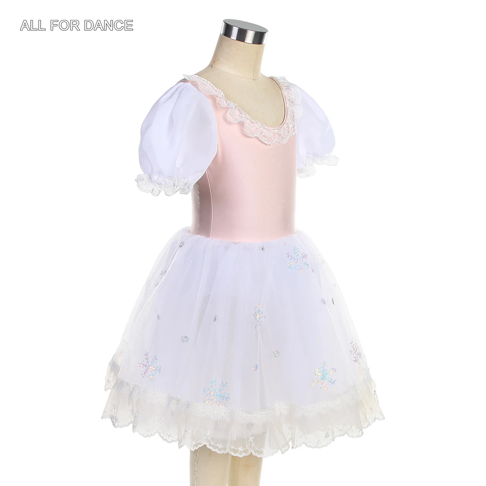 23166 corpete superior de elastano rosa de manga curta com saia tutu de tule macio branco para meninas e mulheres vestido de dança de bailarina