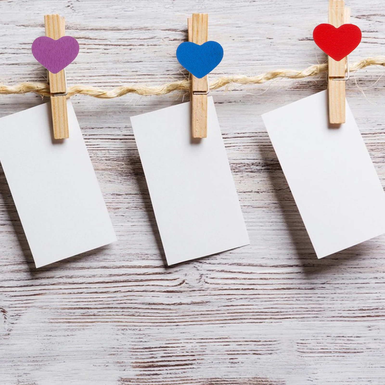 

100Pcs Heart Wooden Cutouts for Crafts Vibrant Colors Safe for Children DIY Projects Heart Wood Craft Shapes Wedding Decor