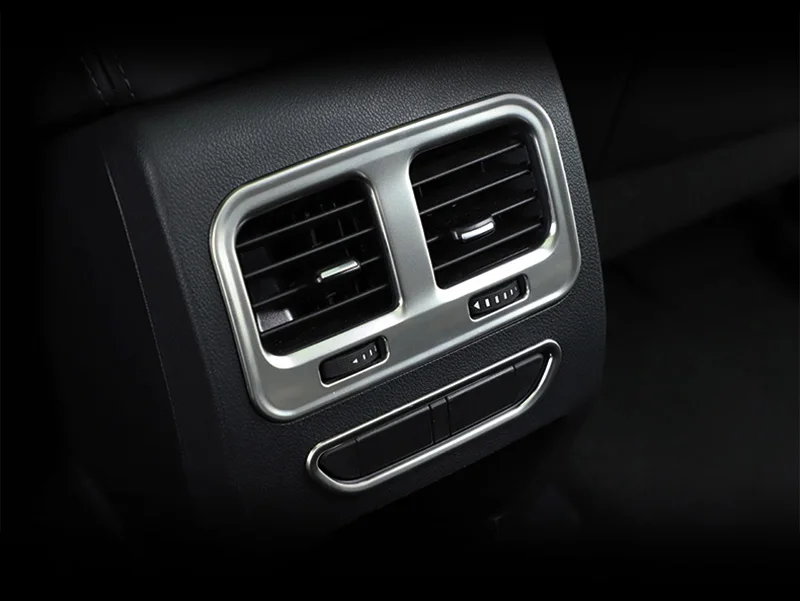 Car Rear Console Air Conditioner Output Frame Trim 2Pcs/Set For Haval F7 2019 2020 2021 2022 2023 car accessories
