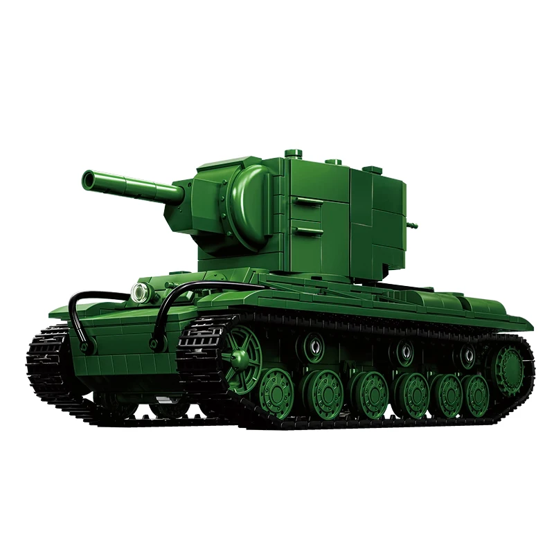 الحرب العالمية الثانية الاتحاد السوفياتي 1/28 مقياس KV-2 مجموعة الدبابات الثقيلة بنة نموذج الأطفال التعليمية الصبي لعبة العالم الزاحف