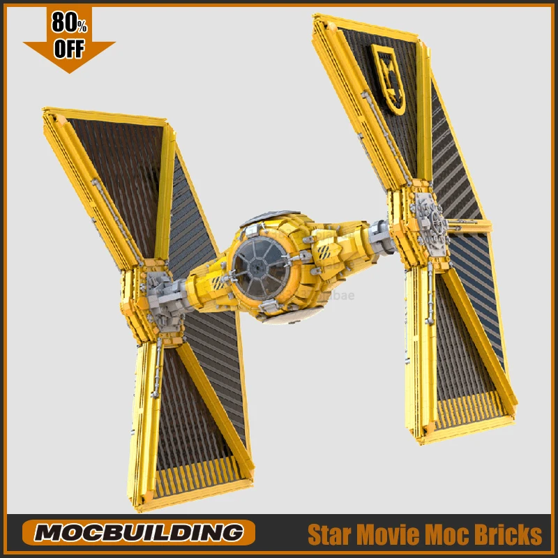 

UCS Movie Mining Guild Interceptor MOC Building Blocks Space Fighter Technology Bricks Model Creative Collection Toys Xmas Gifts