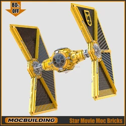 UCS Movie Mining Guild Interceptor MOC Building Blocks Space Fighter Technology Bricks Model Creative Collection Toys Xmas Gifts