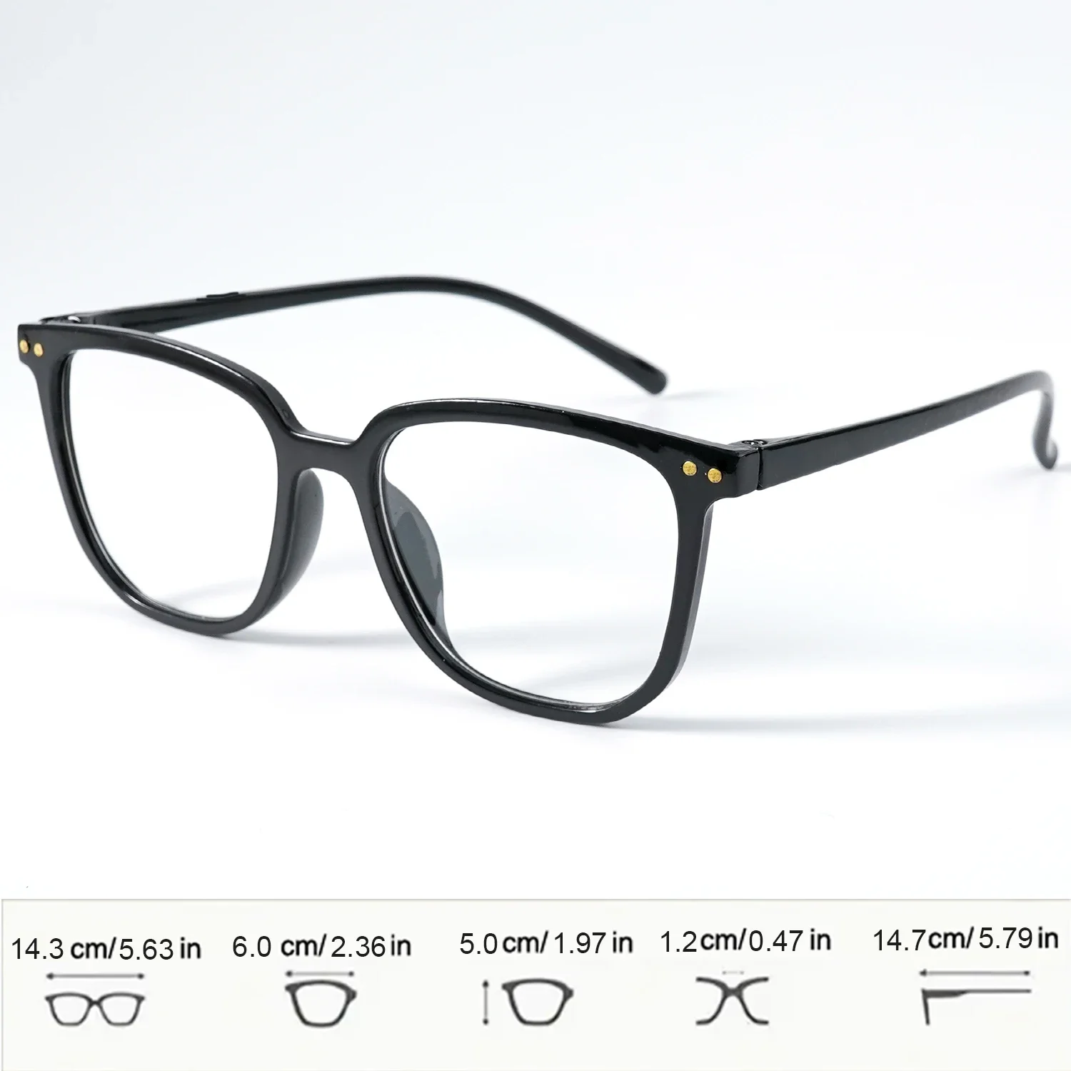 Blaulicht-blockierende Brille für Computerspiele, modische gefälschte Anti-Augenbelastungs-Brille für Damen und Herren – Detail 7