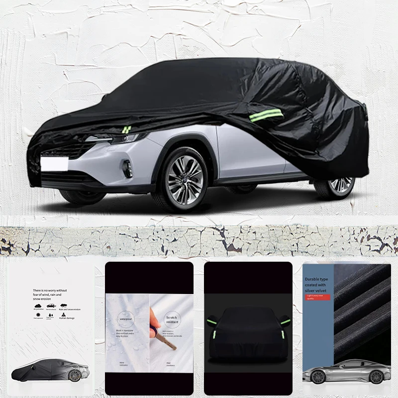 For Subaru LEVORG Anti-UV Sun Shade Rain Snow Resistant Black Cover Dustproof Car umbrella Full Car Cover Outdoor Protection