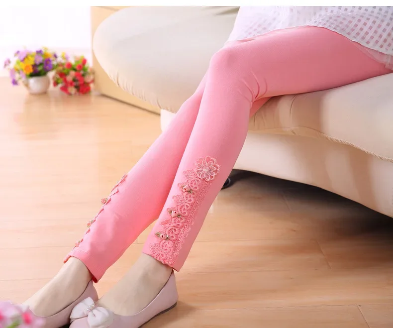 Girls Leggings Cotton Sports Pants For Girls Autumn Winter Trousers 4 6 8 10 12 14 Years Kids Clothes Teenager Children Clothing