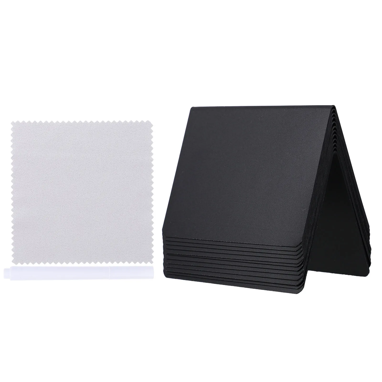 

1 Set V Shaped Small Chalkboard Sign For Food Buffet Catering Teaching Supplies Erasable Tabletop Display Stand Plastic