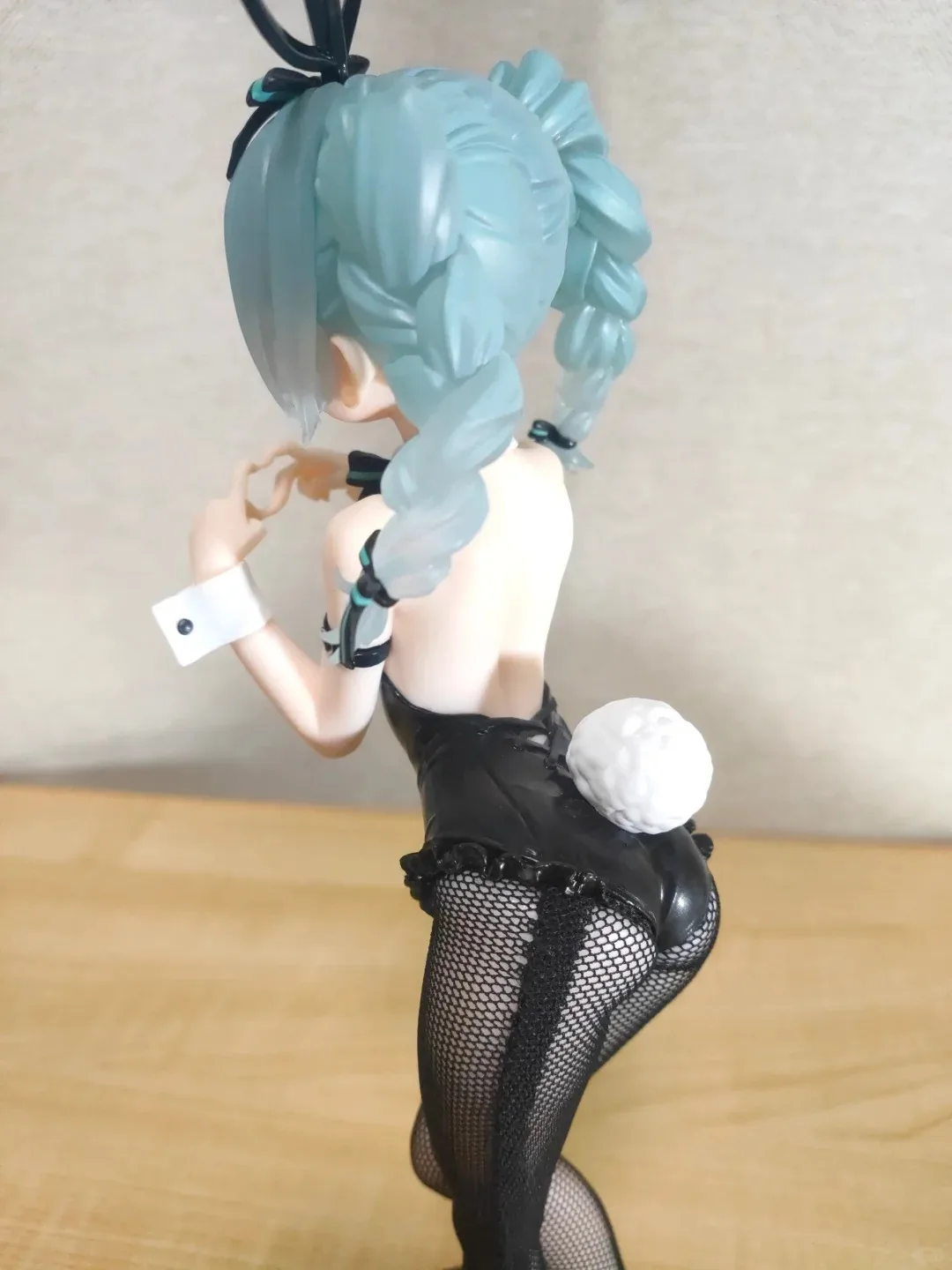 Hatsune Miku figura de Anime conejo chica Kawaii modelo muñeca genuina en Stock acción Anime Miku figura modelo juguete colgante coleccionable