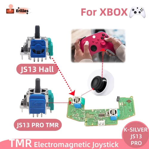 Joystick electromagnético Hall/TMR, nuevo Joystick antivaho para Xbox One Xbox Series XSS XSX, Joystick magnético de efecto Hall, 2-10 Uds.