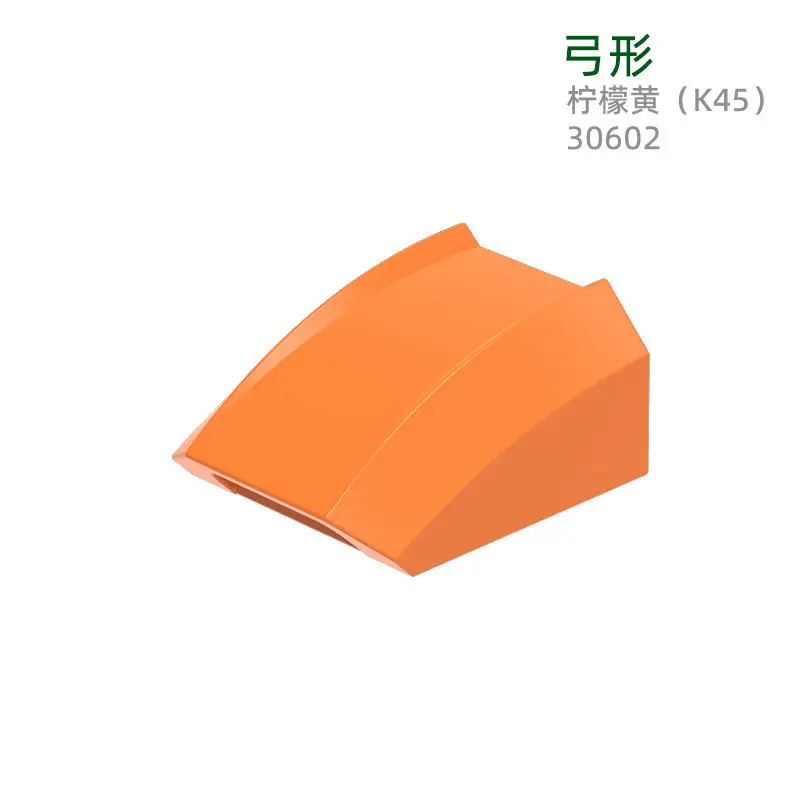 104pcs MOC Compatible Parts 30602 & 47904 28659 4973 54415 457645 Slope Curved 2 x 2 with Lip Building Blocks Bricks DIY