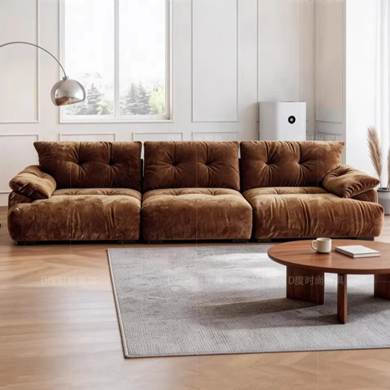 Chenille Cloud Sofa Detachable & Adjustable Backrest Bouquet Couch Modern Sectional for Living Room & Home - view 3