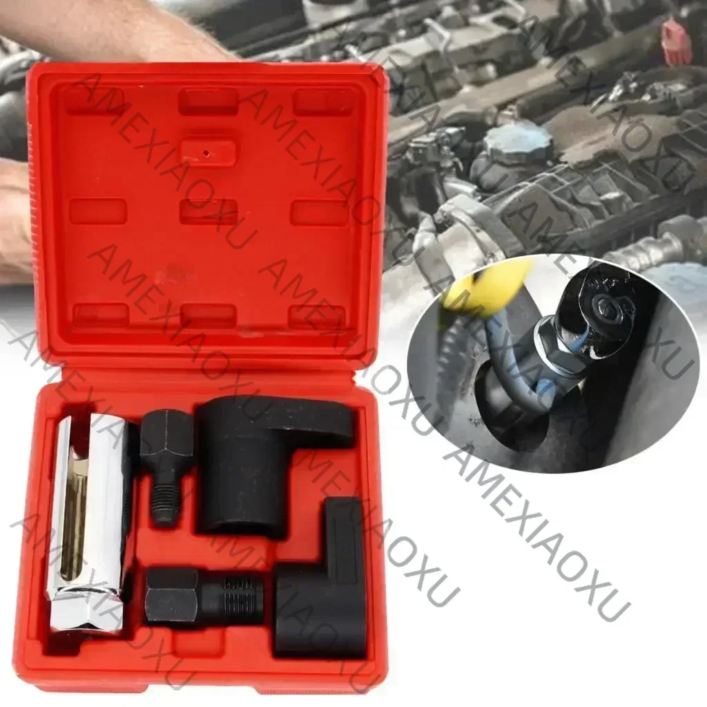 

WANWUXIN 5 шт. комплект ключей для датчика кислорода, инструмент для нарезки резьбы, подходит для автоматического удаления гнезда O2, установка смещенного гнезда вакуумного датчика