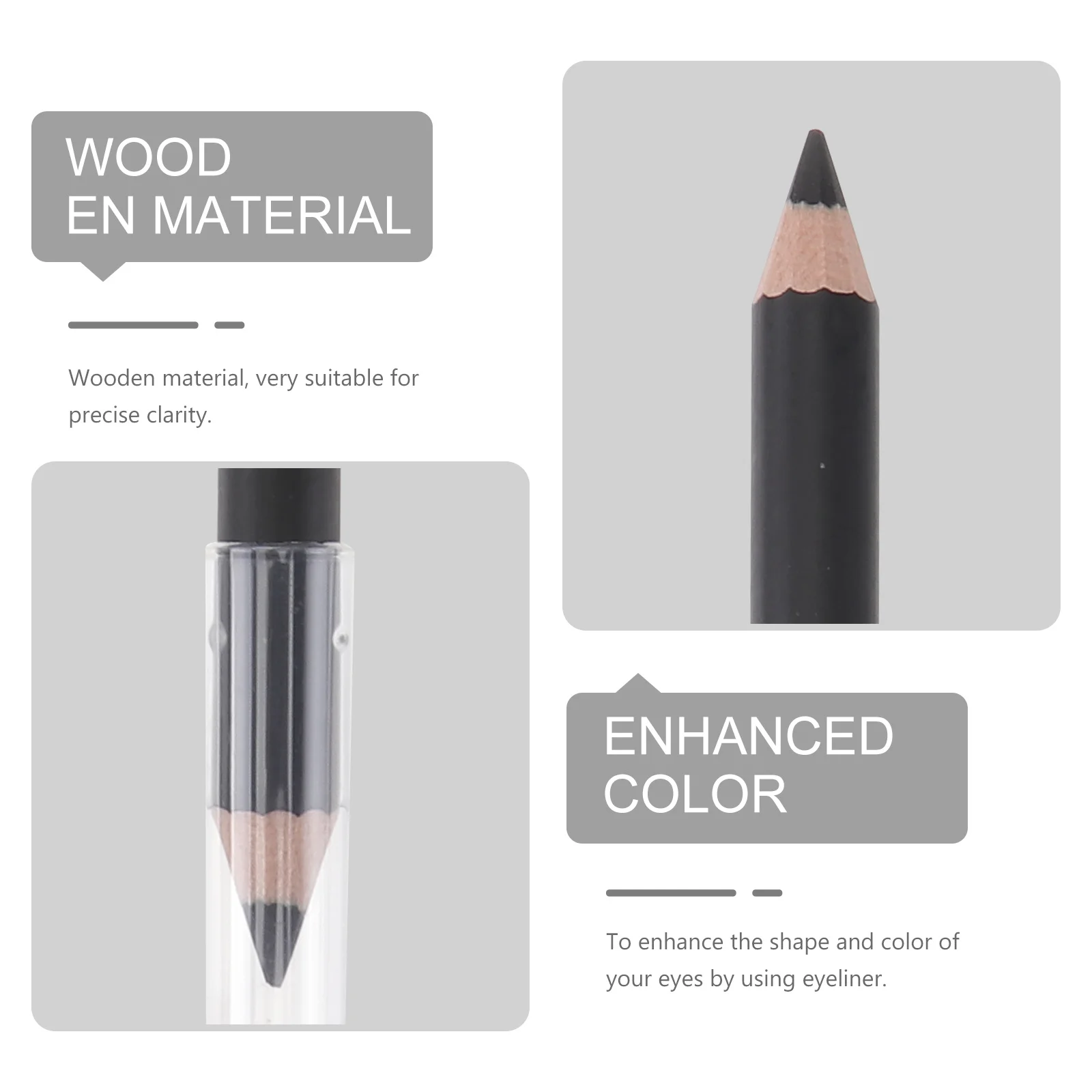 1Pcs Waterproof Eyeliner Liquid Pen Long Lasting Sweatproof Makeup Eyeliner for Precise Definition and Thickening