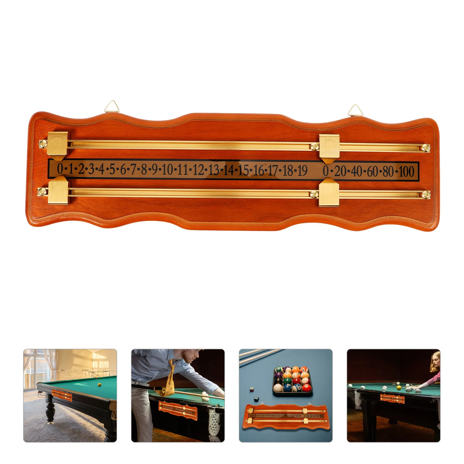 

1Set Snooker Scoreboard Portable Compact Tabletop Scorekeeper for English Snooker Game Billiard Sport Scoring Keeper