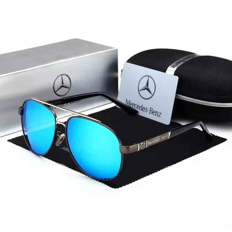 For Mercedes benz A C E S Class CLA CLS W212 W213 High end luxury men driving polarized sunglasses, brand luxury anti glare