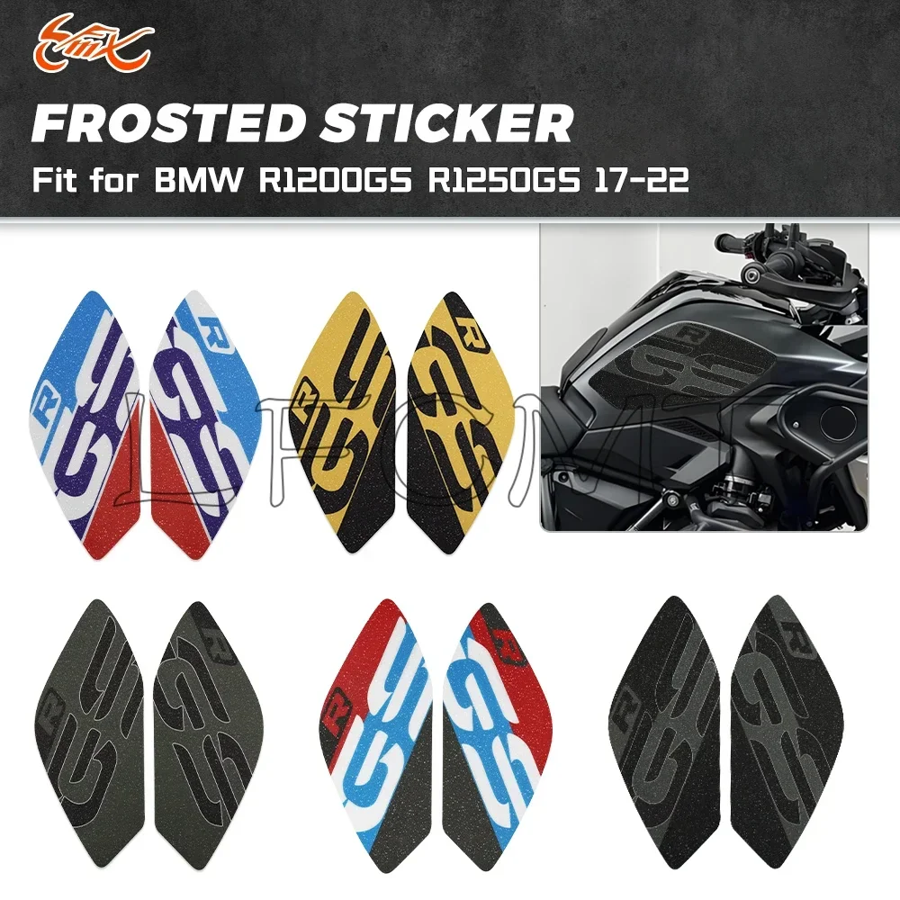 

Motorcycle Anti Slip Side Tank Pad Protector Sticker Frosted Decals Fit for BMW R1200GS R1250GS 2017-2022 R1250 GS R 1200GS