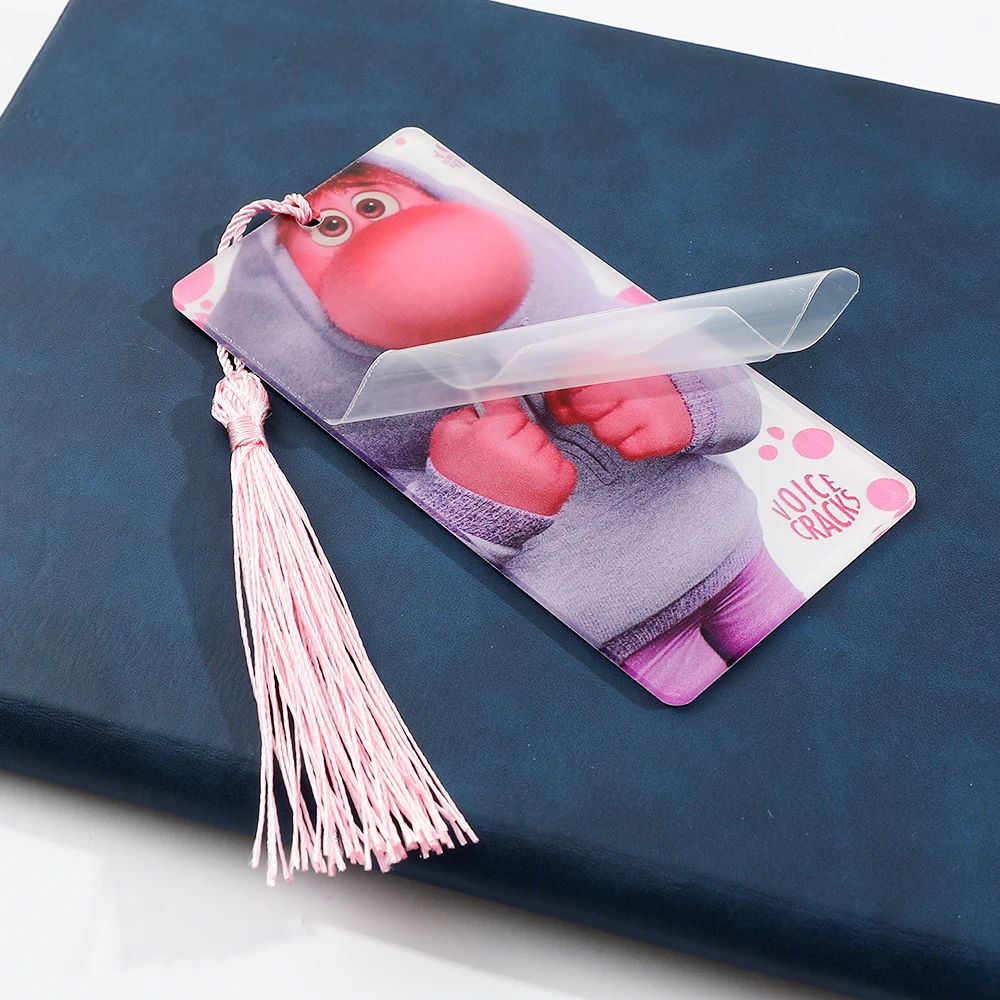 Acrylic Inside Out Bookmark Anime Sadness Joy Anger Disgust Fear Cartoon Movie Periphery for Fans Collect Souvenir Gifts