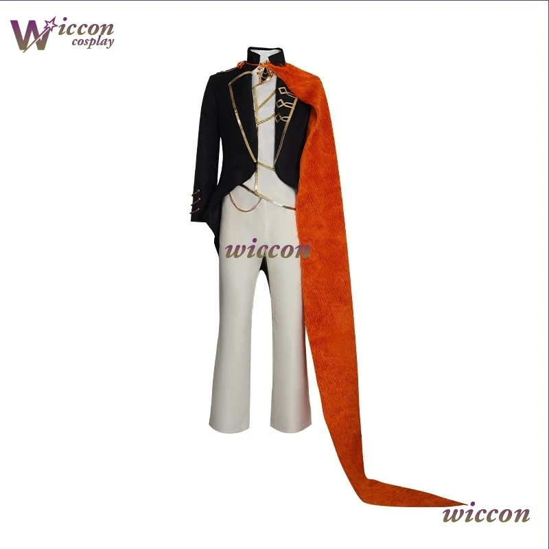 

OHa Limbus Company Don Quixote Sancho Cosplay Costume Wig Unisex Coat Shawl Wig Outfit Adults Clothes Coat Halloween Boots