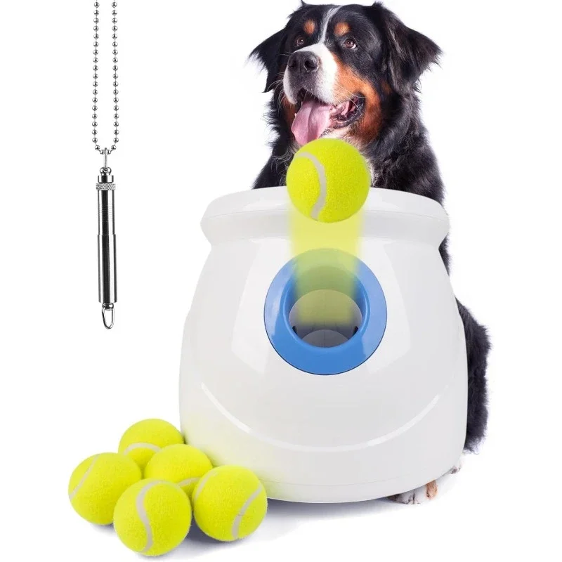 

Dog Automatic Ball Launcher for Large Dogs Dog Ball Thrower Machine Outdoor Indoor Use Interactive Dog