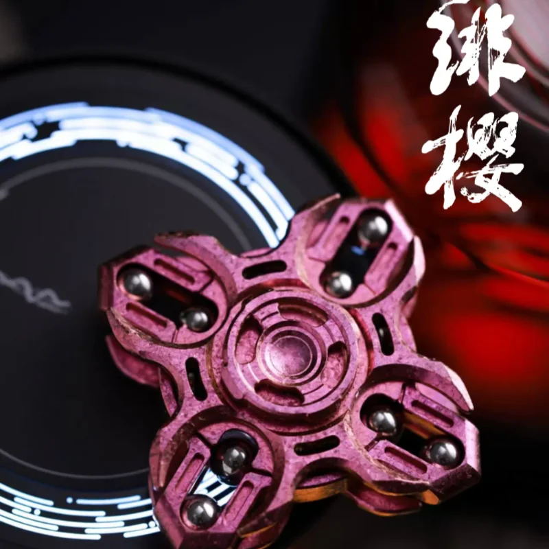 Segunda mão MOT Ice crystal titanium oráculo Fidget spinner