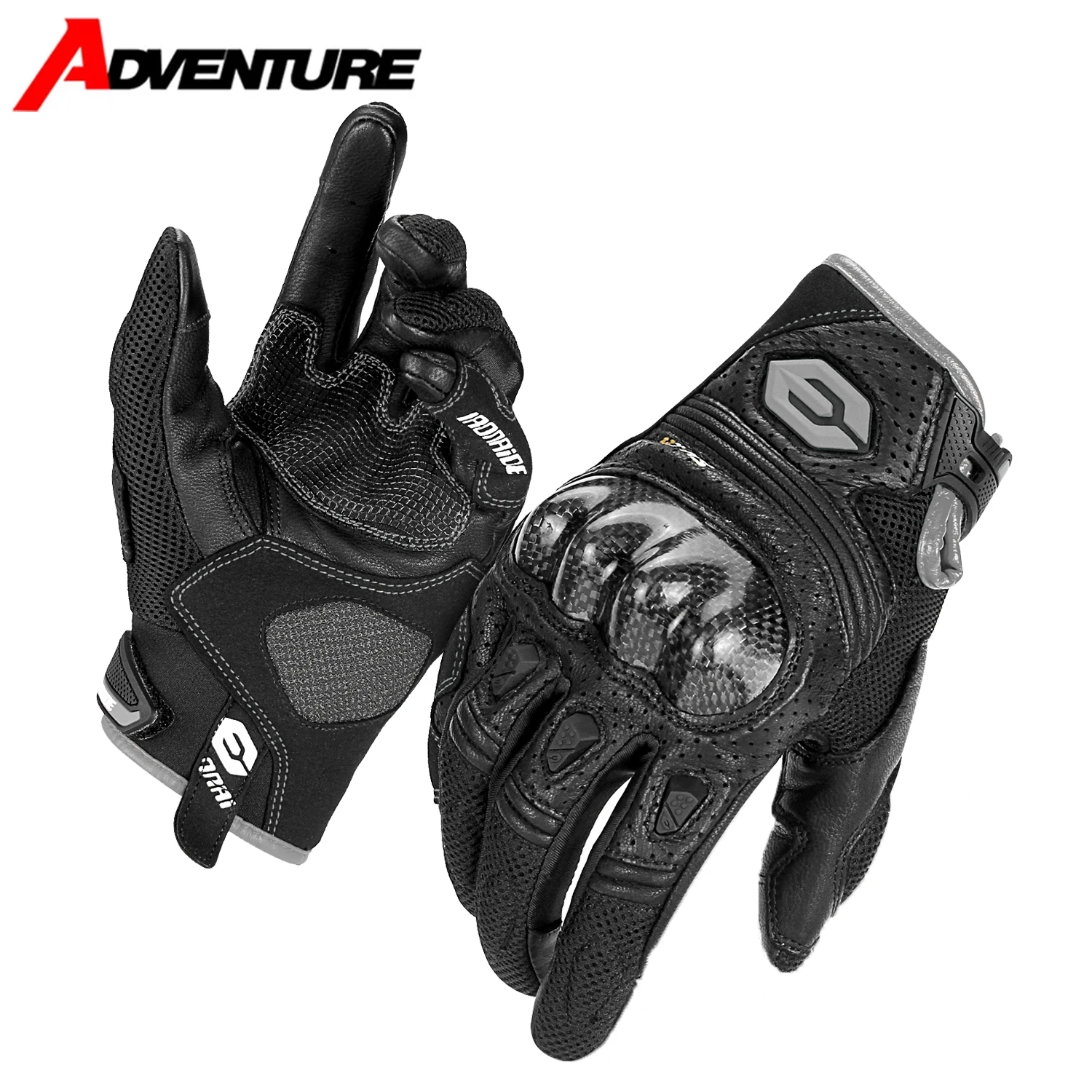 

Мотоциклетные перчатки, противоскользящие дышащие кожаные перчатки, мотоциклист, защитные перчатки от падения, перчатки с сенсорным экраном и полным пальцем