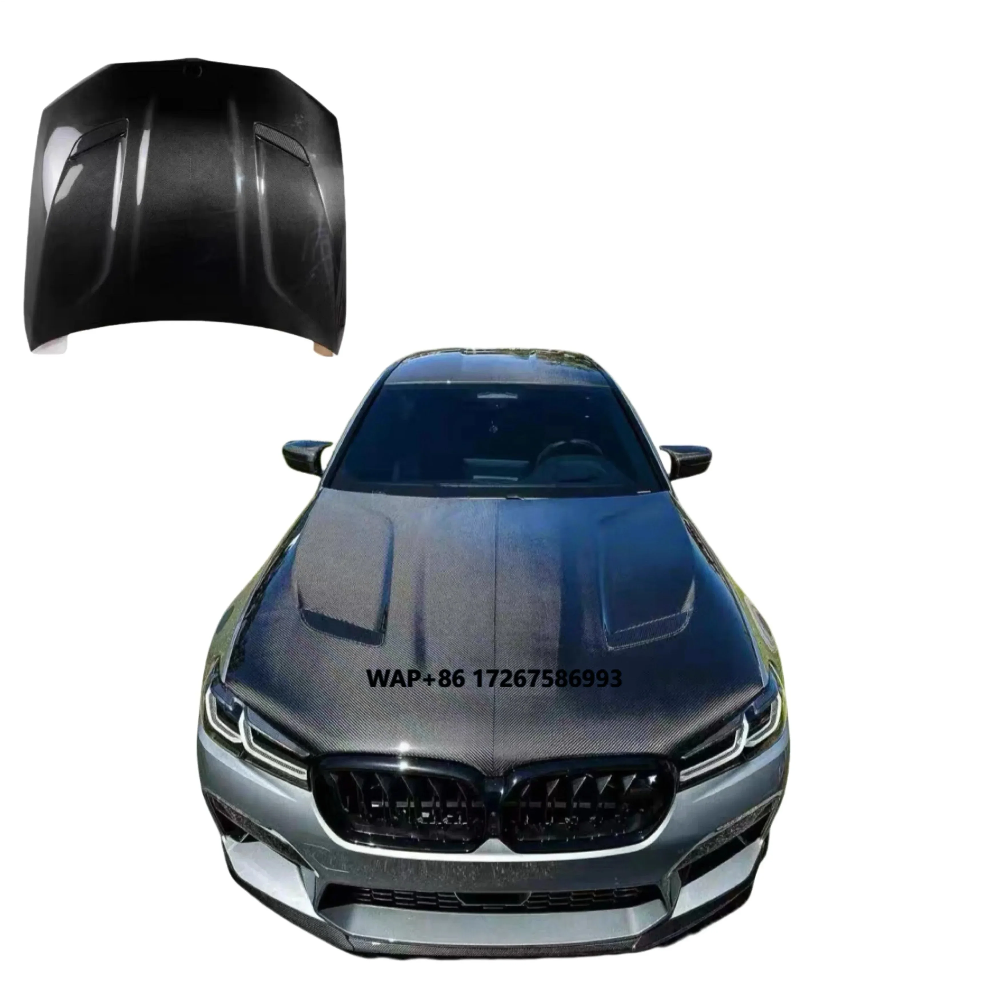 

Cs Style Dry Carbon Fiber Hood for 5 Series G30 G38 M5 F90 Engine Cover