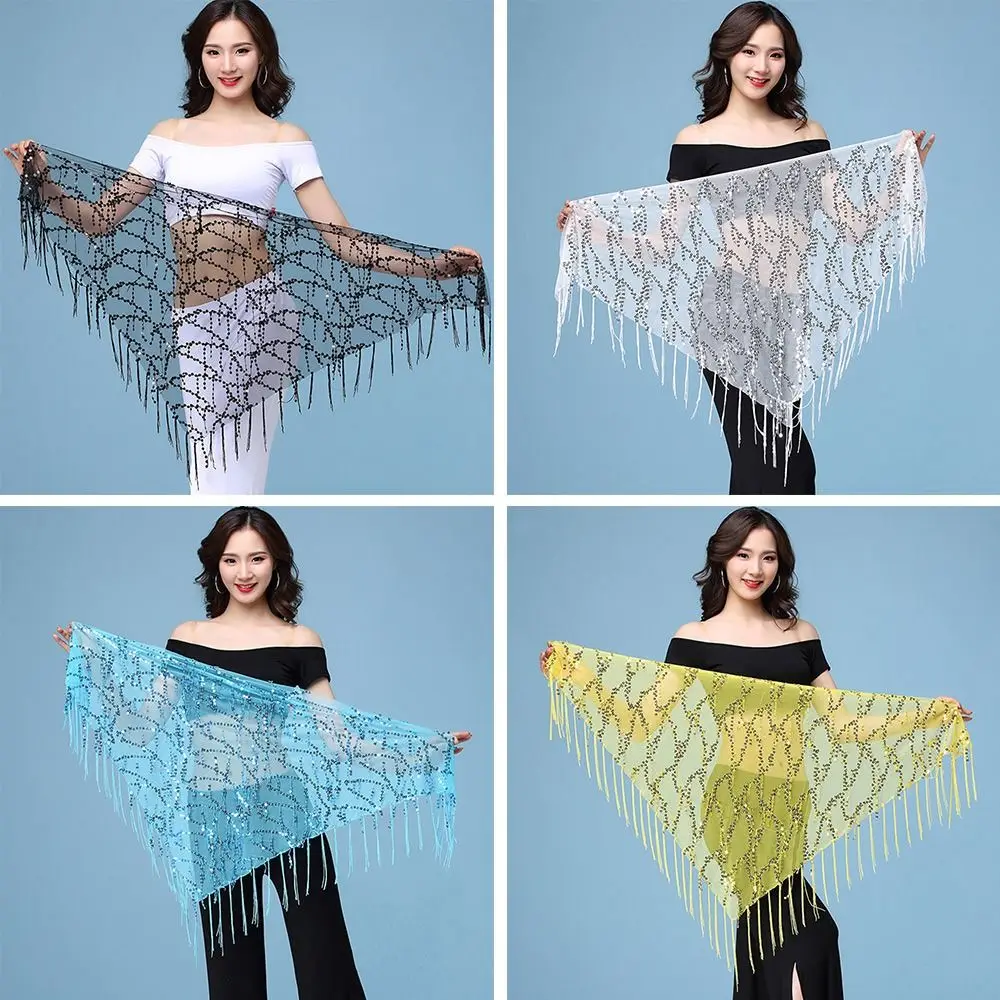 여성용 벨리 댄스 스팽글 태슬 힙 스카프, 태국, 인도, 아랍 댄스 스커트, 허리 벨트