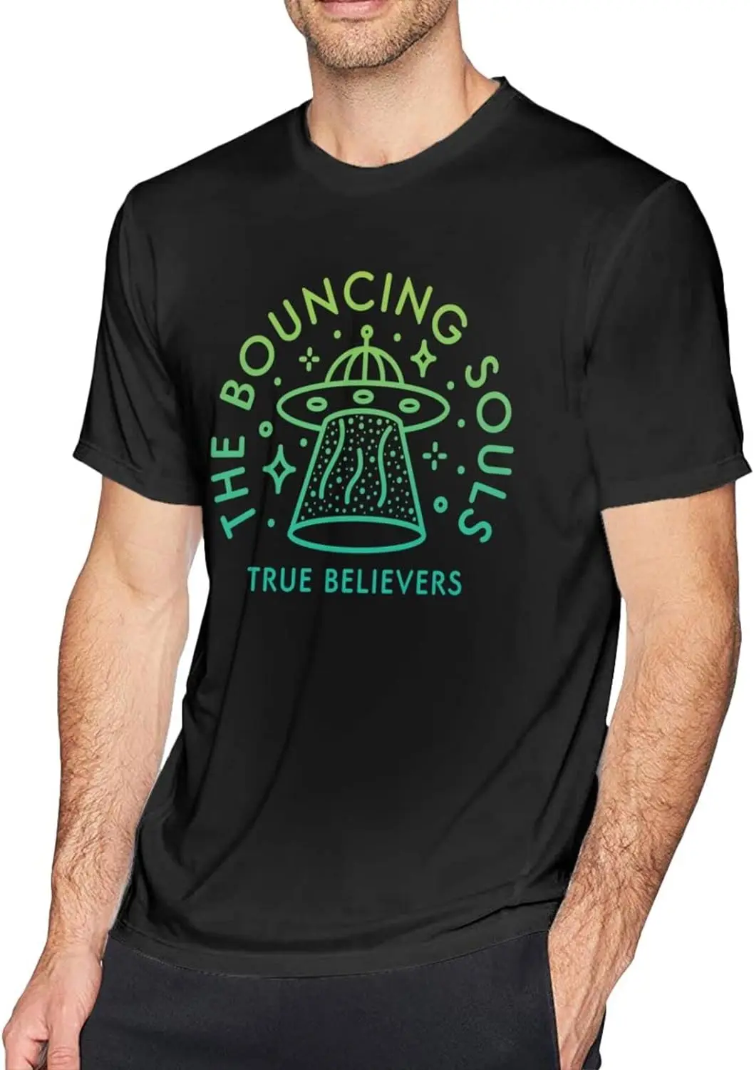 

The Bouncing Souls T Shirt Men's Summer Crew Neck Short Sleeve Tops Vest