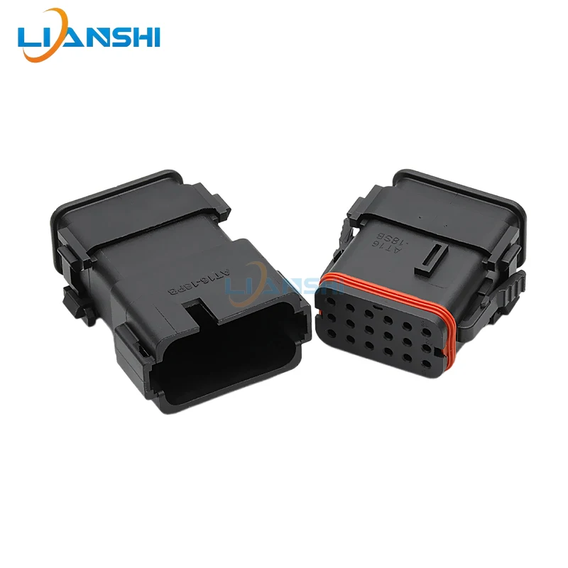 18Pin AT16-18PB-SB-EKSR02 AT Series IP69K Waterproof Connector Kit w/Terminals For New Energy Heavy Const Equip Harness Set Plug