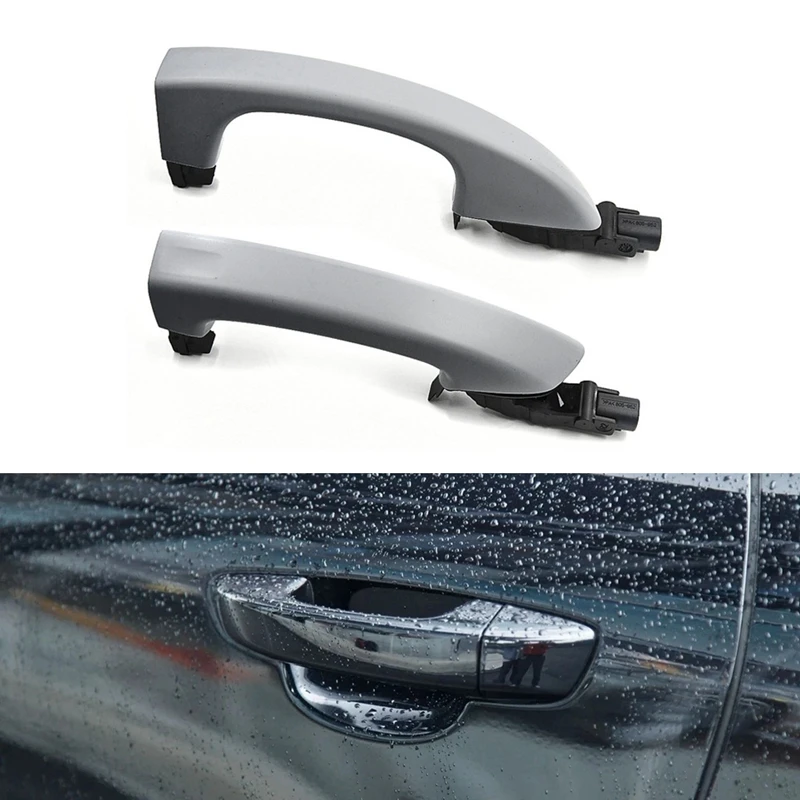 Car Exterior Door Handle Left Right With Smart Sensor Keyless Entry For VW Touareg 2011-2017 7P6837205D 7P6837206D