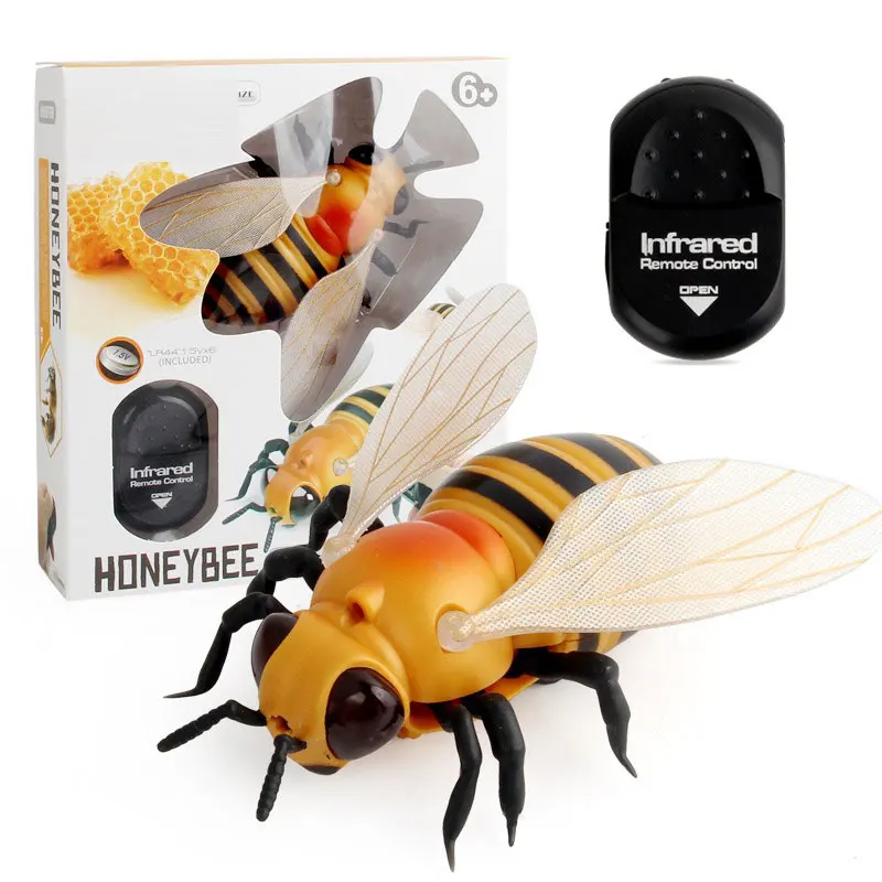 RC Controle Remoto Fly Model, Robotic Insect Trick, Animal Pet Prank Toys, Presente Eletrônico para Crianças e Adultos