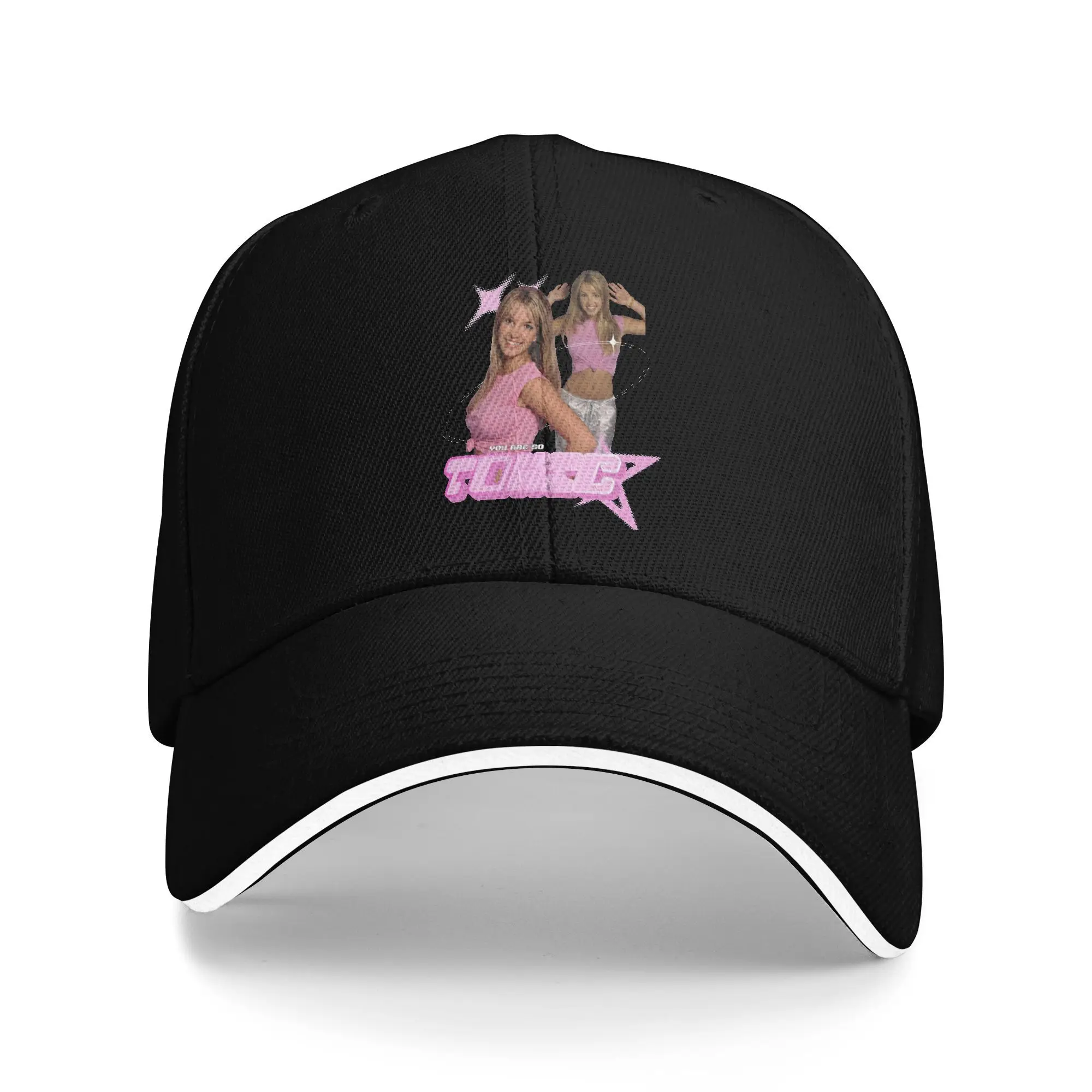 

Summer Britneys Spear Baseball Cap Running Hippie Trendy Print Sun Trucker Hat Men Women Wholesale Baseball Caps