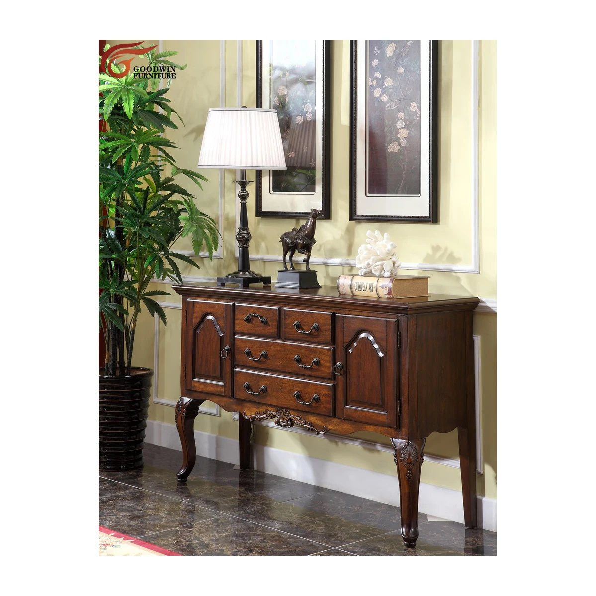 Goodwin Cheap Price Classic Style Dining Room Furniture Dining Room Accessories Side Cabinet GF138