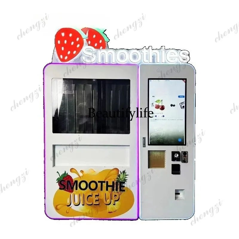 A81 Intelligent Smoothie Vending Machine Summer Beach Amusement Parks Quick Release Coin Must-Have for Relieving Summer Heat