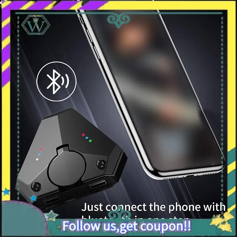 

NEW Gamepad Keyboard Mouse Converter Mobile Bluetooth 5.0 Game Mouse Adapter Universal For IOS For Android Tablet