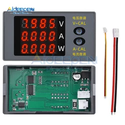 3 in 1 DC LED Digital Voltmeter Current Power Meter Voltage Meter Amp Volt Ammeter Power Tester Detector DC 0-100V 10A 1000W