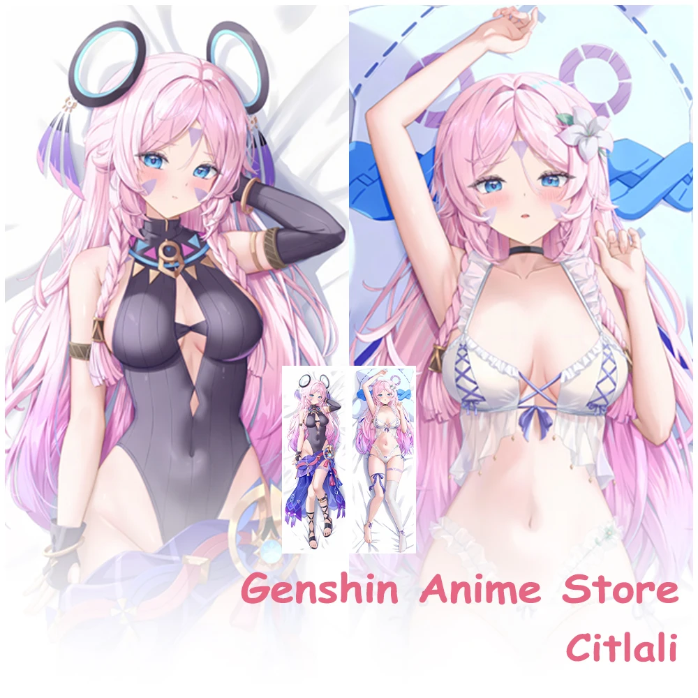 ปลอกหมอนข้างลายการ์ตูน Genshin Impact Citlali สำหรับคอสเพลย์ อนิเมะ พิมพ์ลายสองด้าน ปลอกหมอนอุปกรณ์เสริมสำหรับโอตาคุ