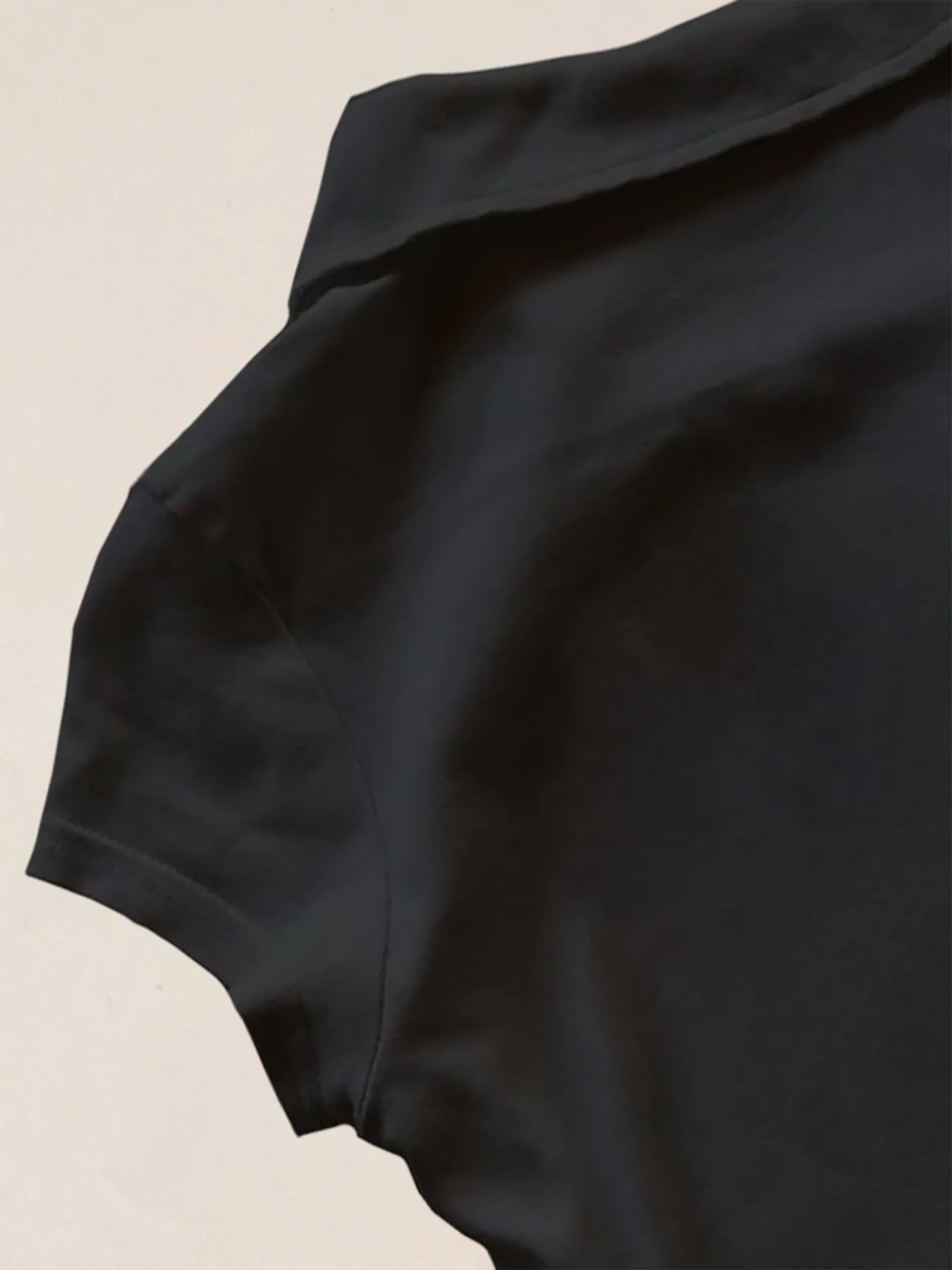 3PC New American Retro Top Trendy Summer Polo Collar Short Sleeve Slim Shoulder T-shirt for Women