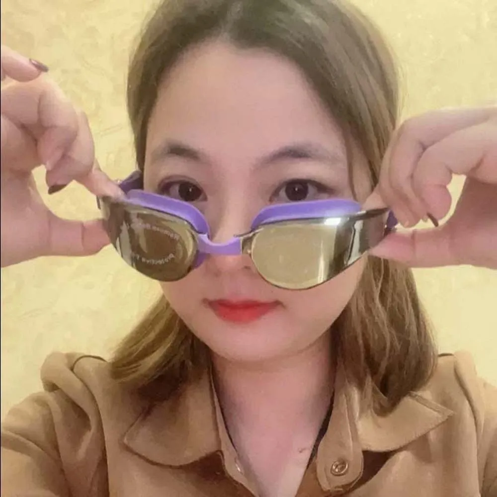 مقاوم للماء نظارات السباحة الكهربائي انفصال Nosepiece المضادة للأشعة فوق البنفسجية نظارات السباحة ثلاثية الأبعاد صالح قابل للتعديل مكافحة الضباب السباحة نظارات #4