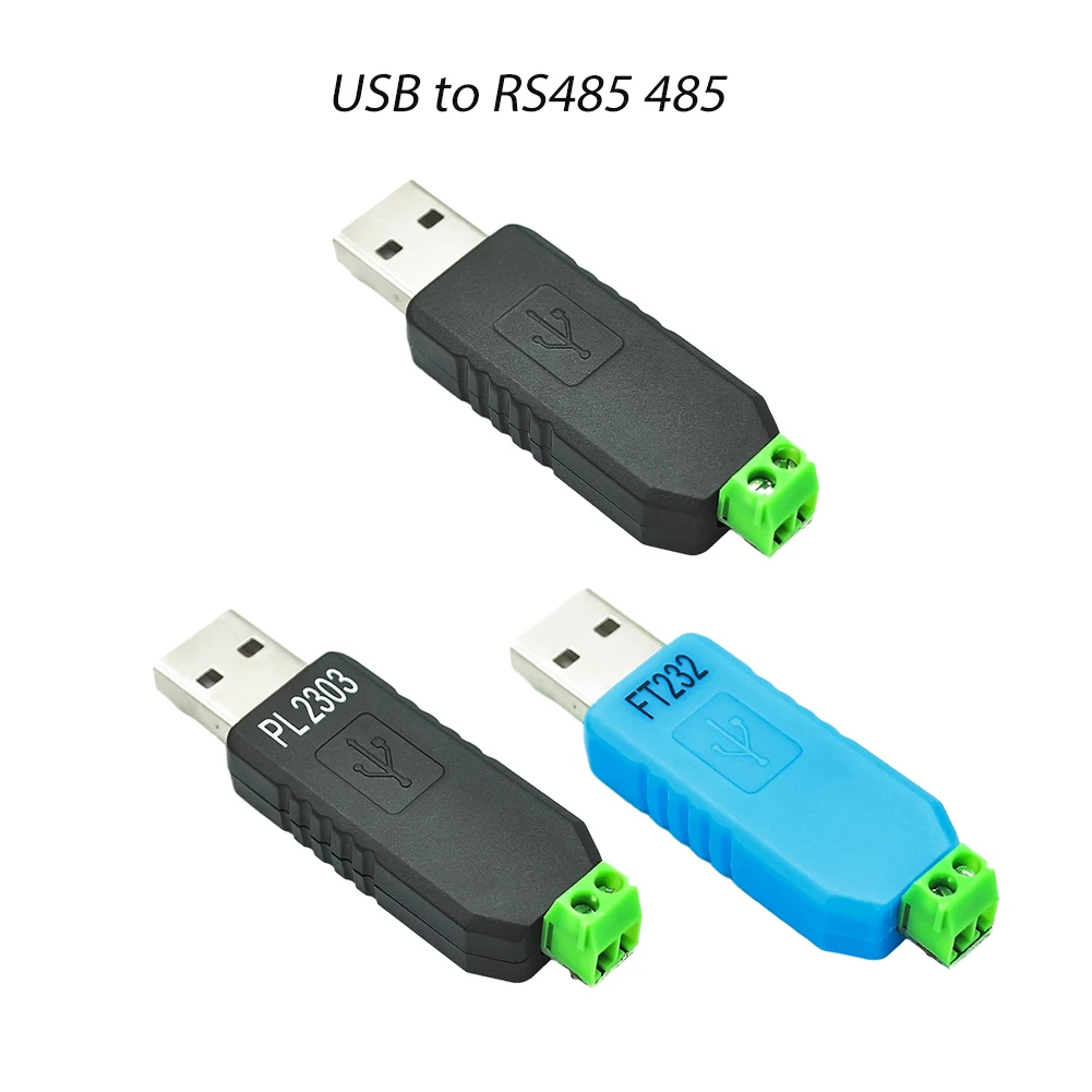 USB to RS485 485 Converter Adapter CH340 PL2303 FT232 RS485 to USB Adapter For Win10 Win7 XP Vista Linux Mac OS