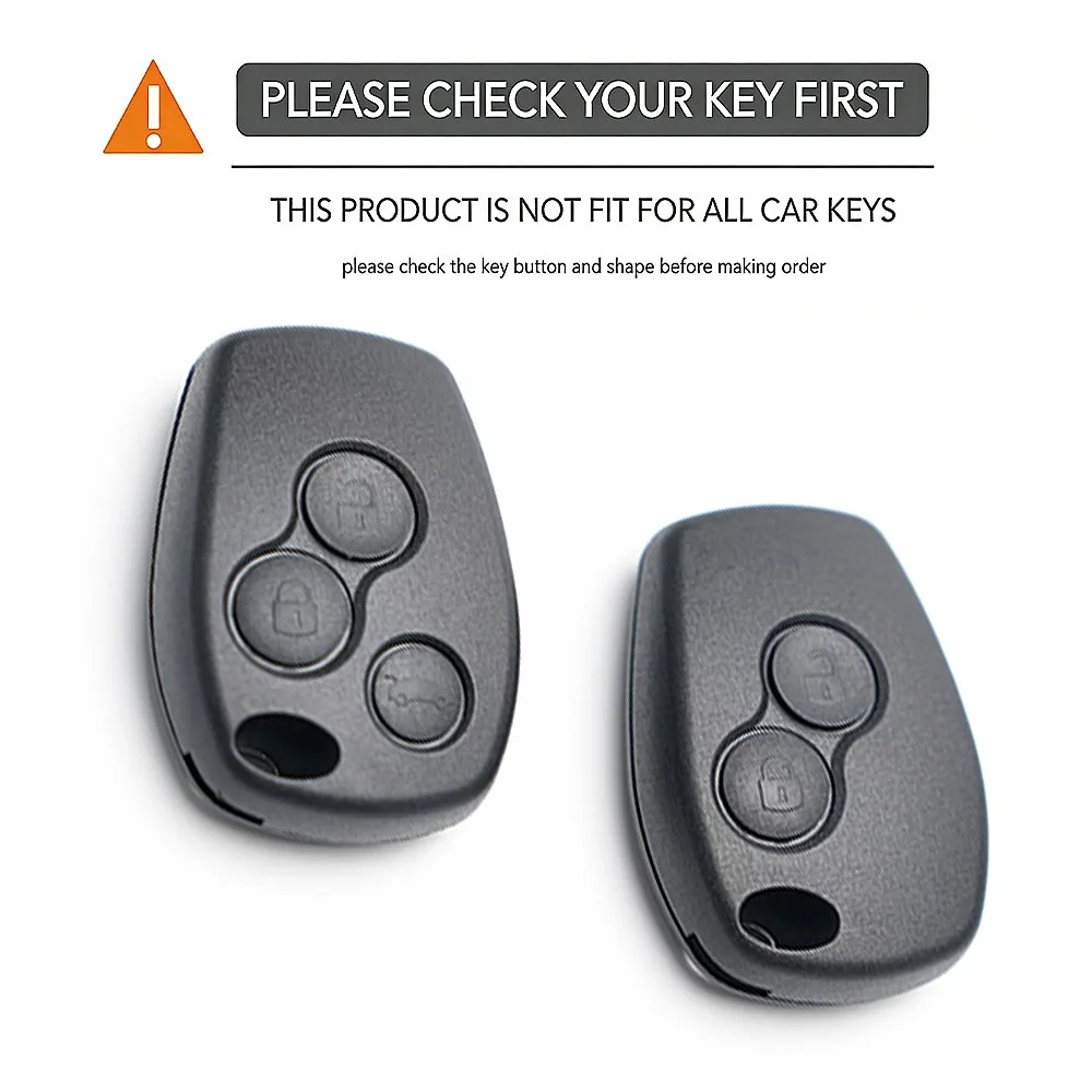 Silicone Car Key Fob Cover For Renault Trafic Clio Duster Logan Dacia Sandero Nissan Terrano Almera