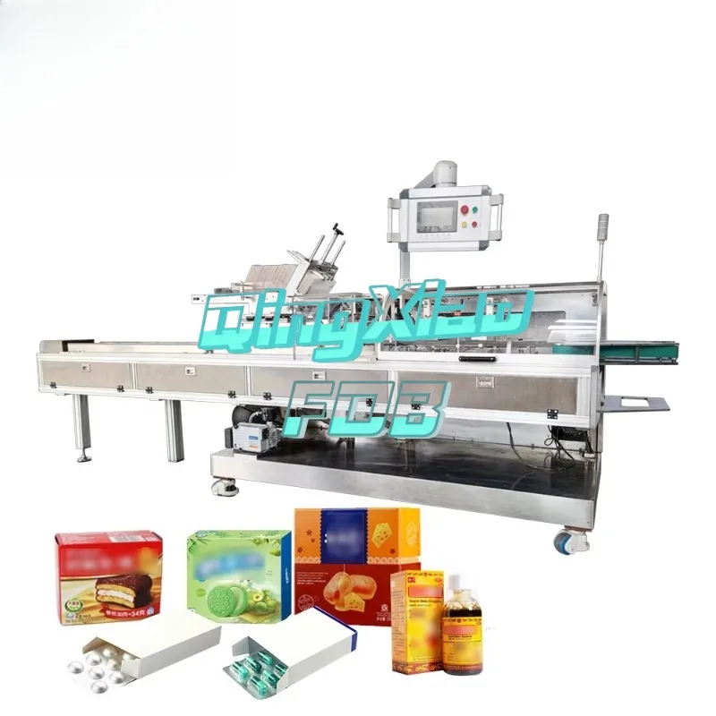 Custom Automatic Carton Packing Machine Box Packaging Cartoner For E Commerce Logistics Shipping Parcel Industrial Use SS304 FOB