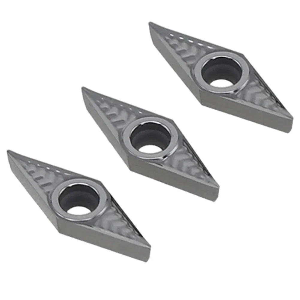 10PCS VCGT110304-AK H01 CNC Turning Insert Carbide Inserts For Automobile Transmission Shaft Turning Hydraulic Valve End Face
