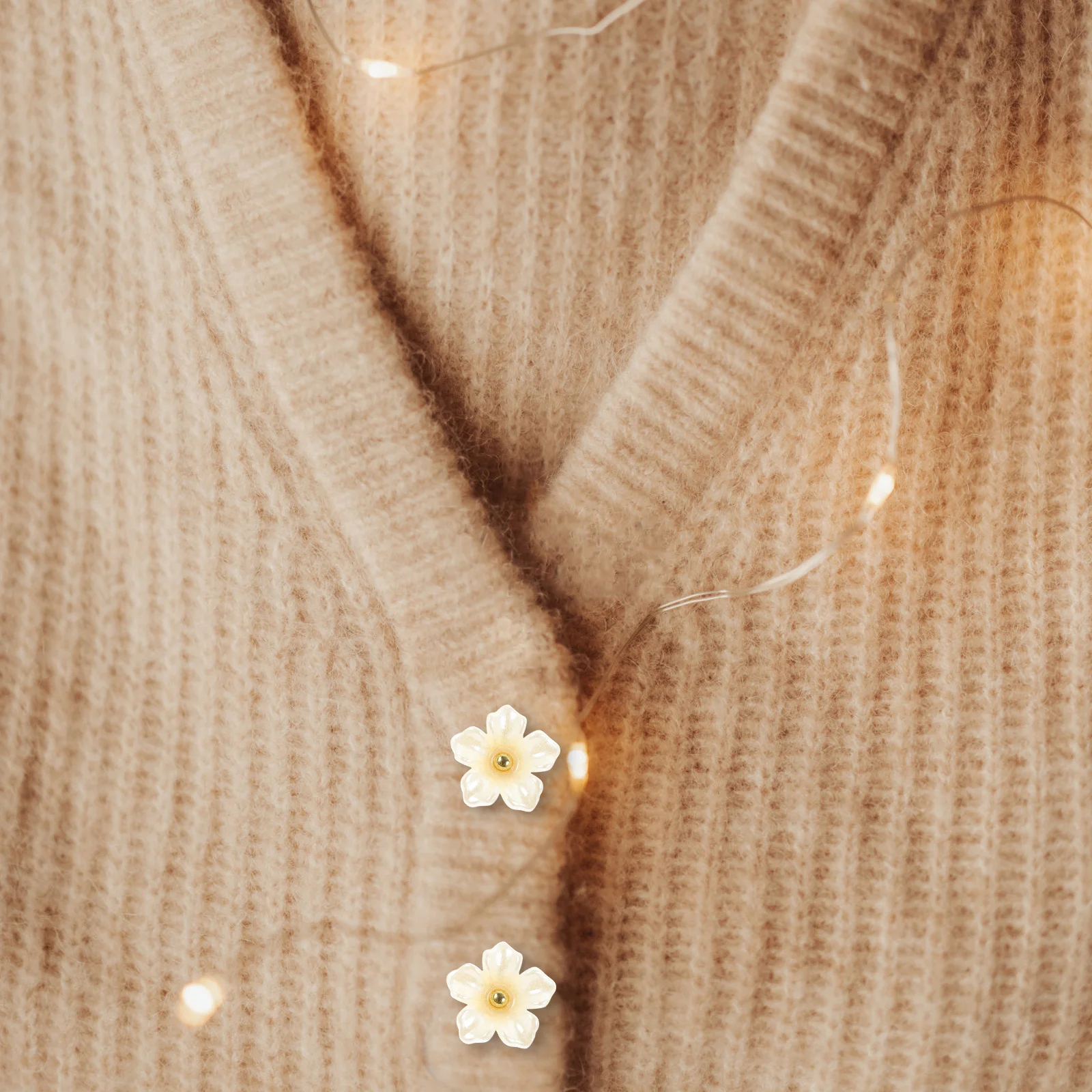 

100Pcs Clothing Sewing Buttons Flower Design Strong Durable for DIY Clothes Buttons Shirt Dress Embellishments