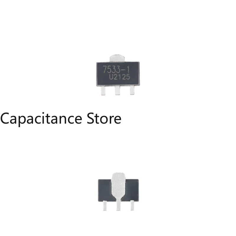 10PCS Original Genuine HT7533-1 SOT-89 3.3V0.1A Low Voltage Differential Linear Regulator LDO Chip