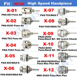 Fit NSK Manipolo ad alta velocità Rotore turbina dentale Cartuccia dentale Rotore aria Rotore ad alta velocità Accessori per odontoiatria