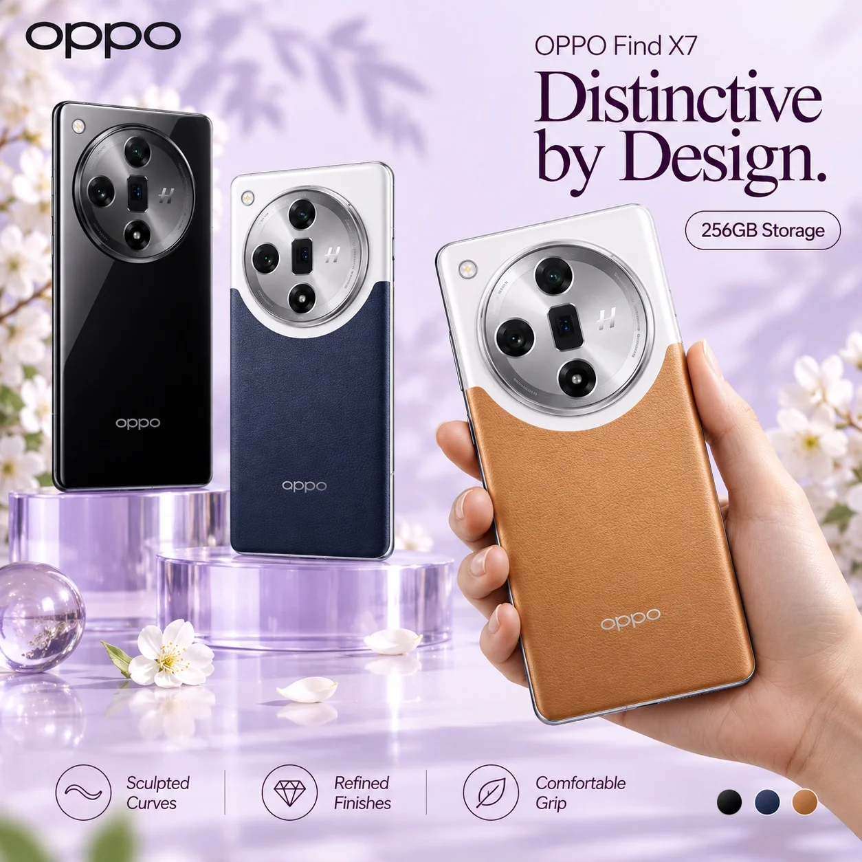 OPPO Find X7 5G 12GB+256GB Dimensity 9300 6.78in 120Hz OLED 64MP Periscope 5000mAh 100W SUPERVOOC NFC Flagship Smartphone Phone